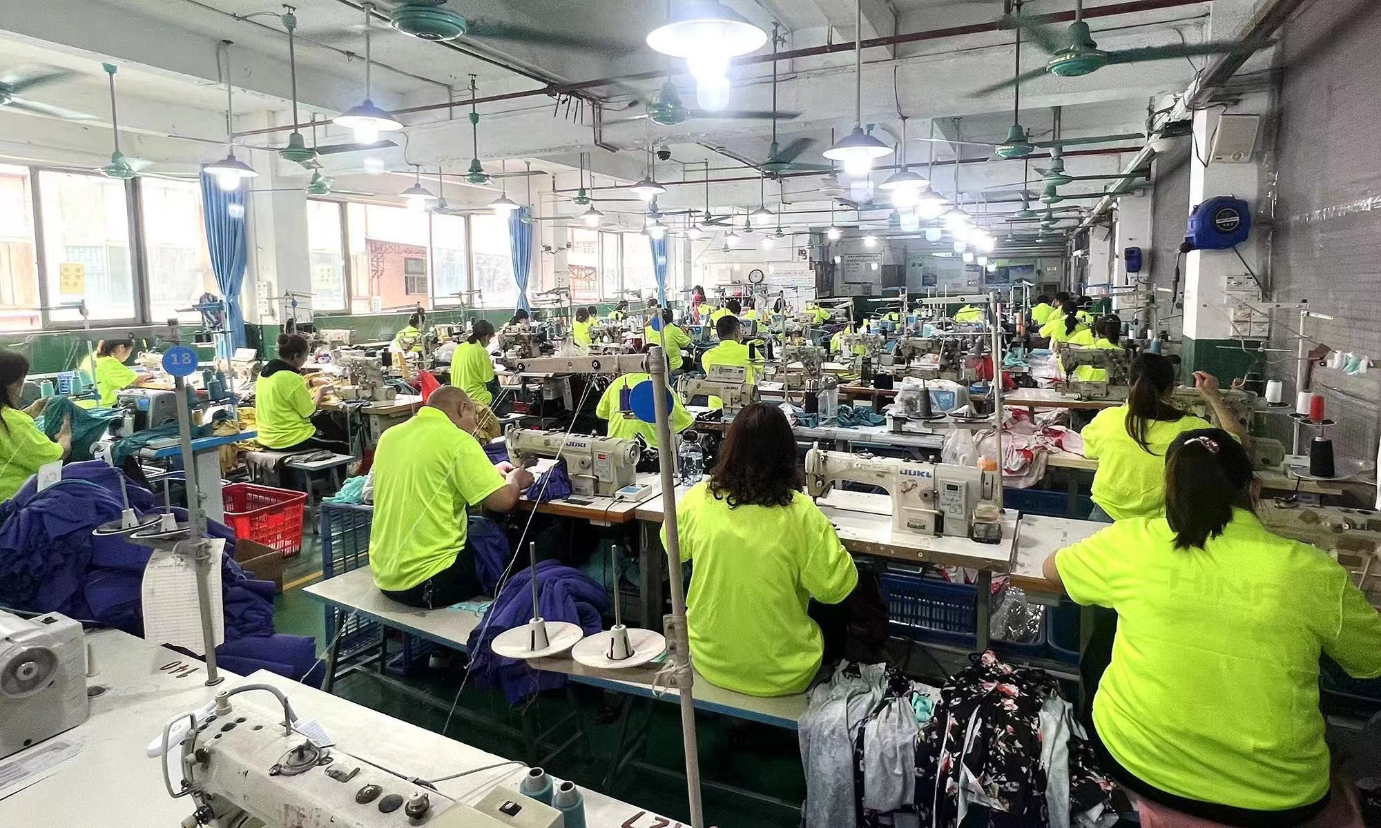 Guangzhou Vinas clothing technology Co., LTD linia produkcyjna fabryki