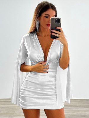 Paczka kolorowa suknia biodra długa rękawiczka szczupła sexy torebka spódnica suknia kobiety