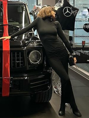 Niestandardowa Slim Solid Color Hip Wrap suknia Wysoka szyja Długie rękawy