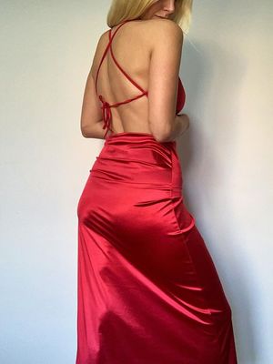 Modna gorąca sprzedaż solidny kolor wiszący szyi bez pleców cienkiego pasa owinięcia spódnicę sexy rozebrana suknia