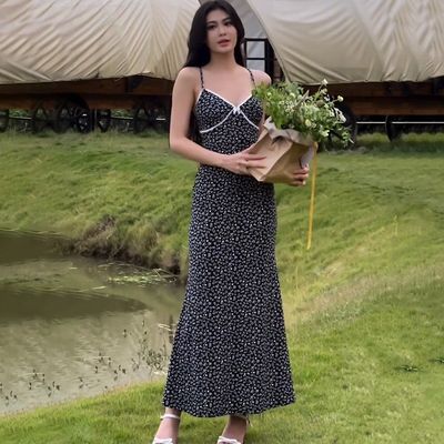 Nowy model mody, specjalny wzór drukowany, seksowna suknia z podwiązkiem, różne wzory mogą być dostosowane.