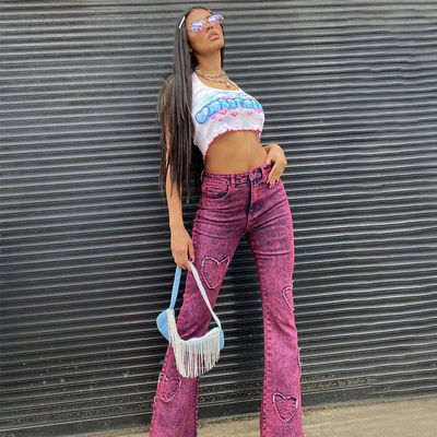 Nowy damski, niestandardowy kamizelka z napiętą literą.